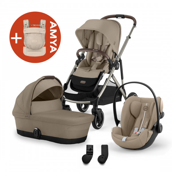 CYBEX Gold Gazelle 3in1 +AMYA - Almond Beige
